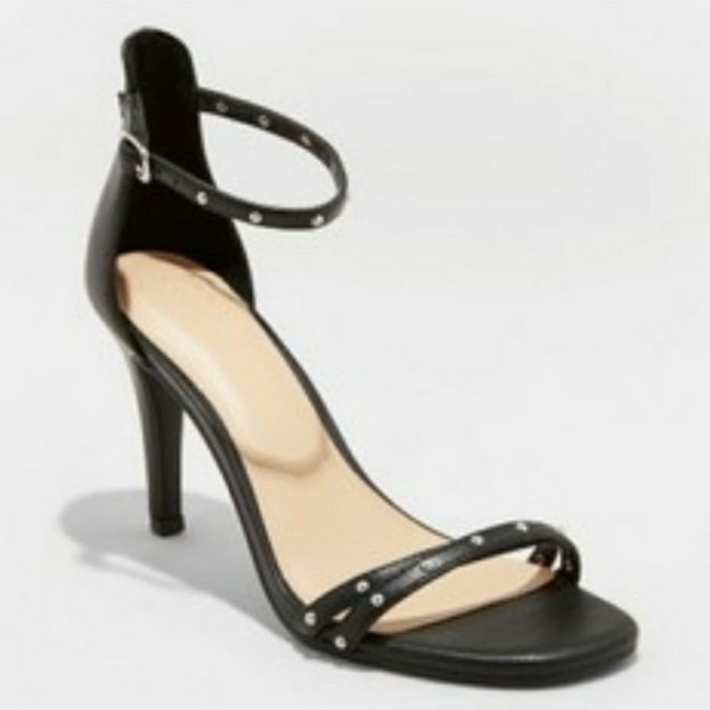 A New Day Enya Studded Barely There Pump Heels 10